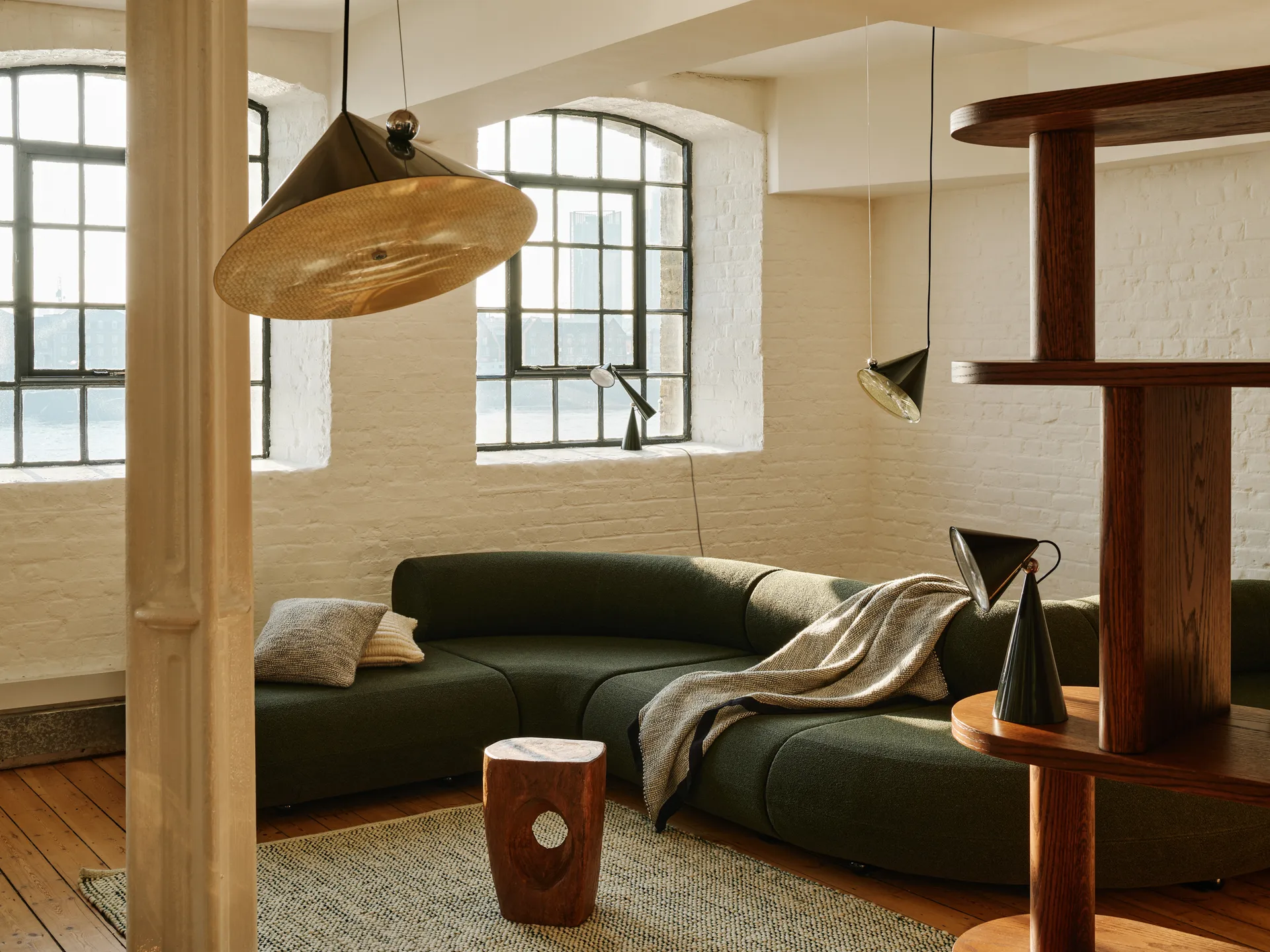 Ridge μαξιλάρι 45x45 cm, Natural Tom Dixon