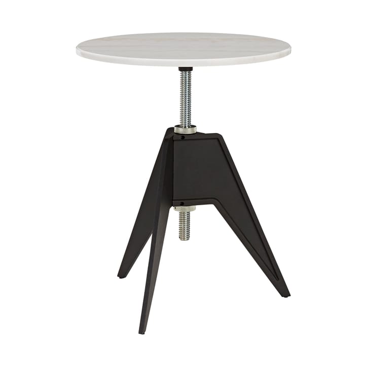 Screw τραπεζάκι καφέ Ø60 cm - White marble-cast iron - Tom Dixon