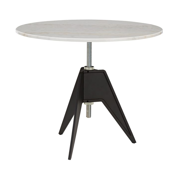 Τραπέζι καφέ Screw Ø90 cm - White marble-cast iron - Tom Dixon