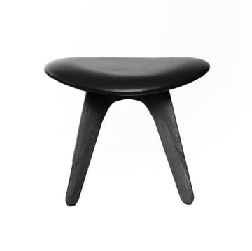 Σκαμπό Slab 45x55 cm - Black ash-black leather - Tom Dixon