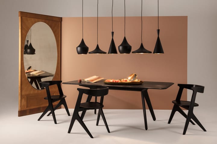 Slab τραπεζαρία 96x200 cm, Black oak Tom Dixon