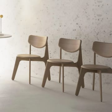 Slab Dining καρέκλα - Βελανιδιά ματ βερνίκι - Tom Dixon
