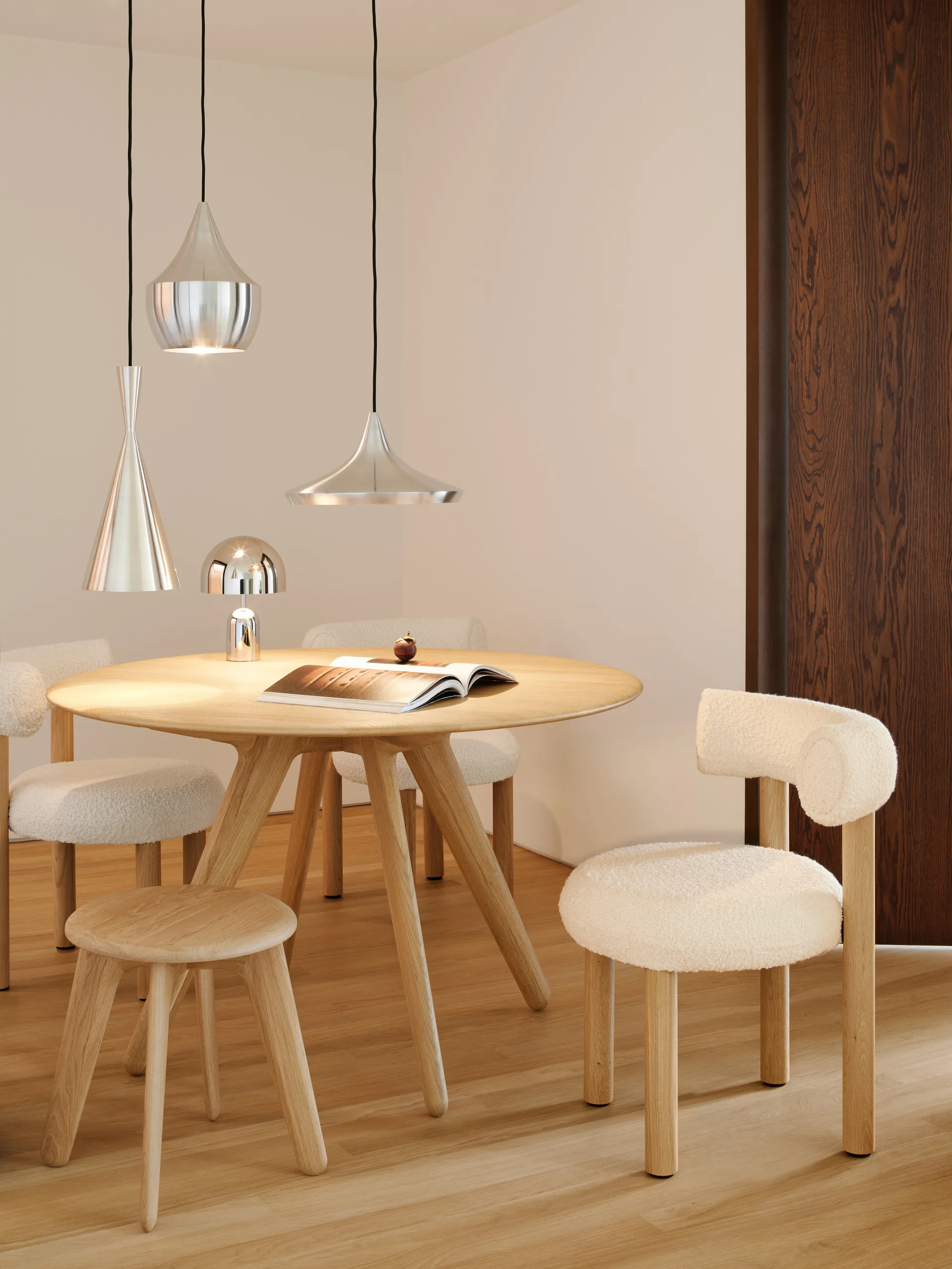 Slab στρογγυλό τραπέζι large Ø120 cm, Natural Tom Dixon
