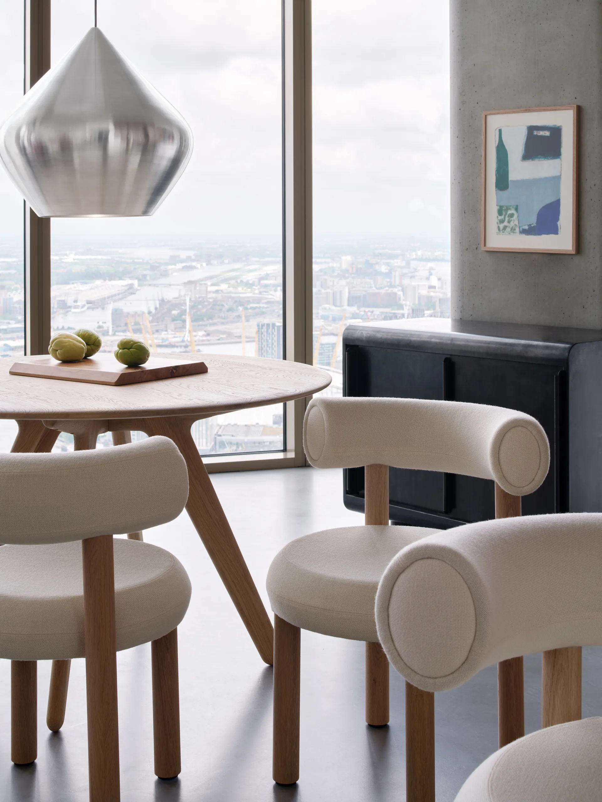 Slab στρογγυλό τραπέζι large Ø120 cm, Natural Tom Dixon