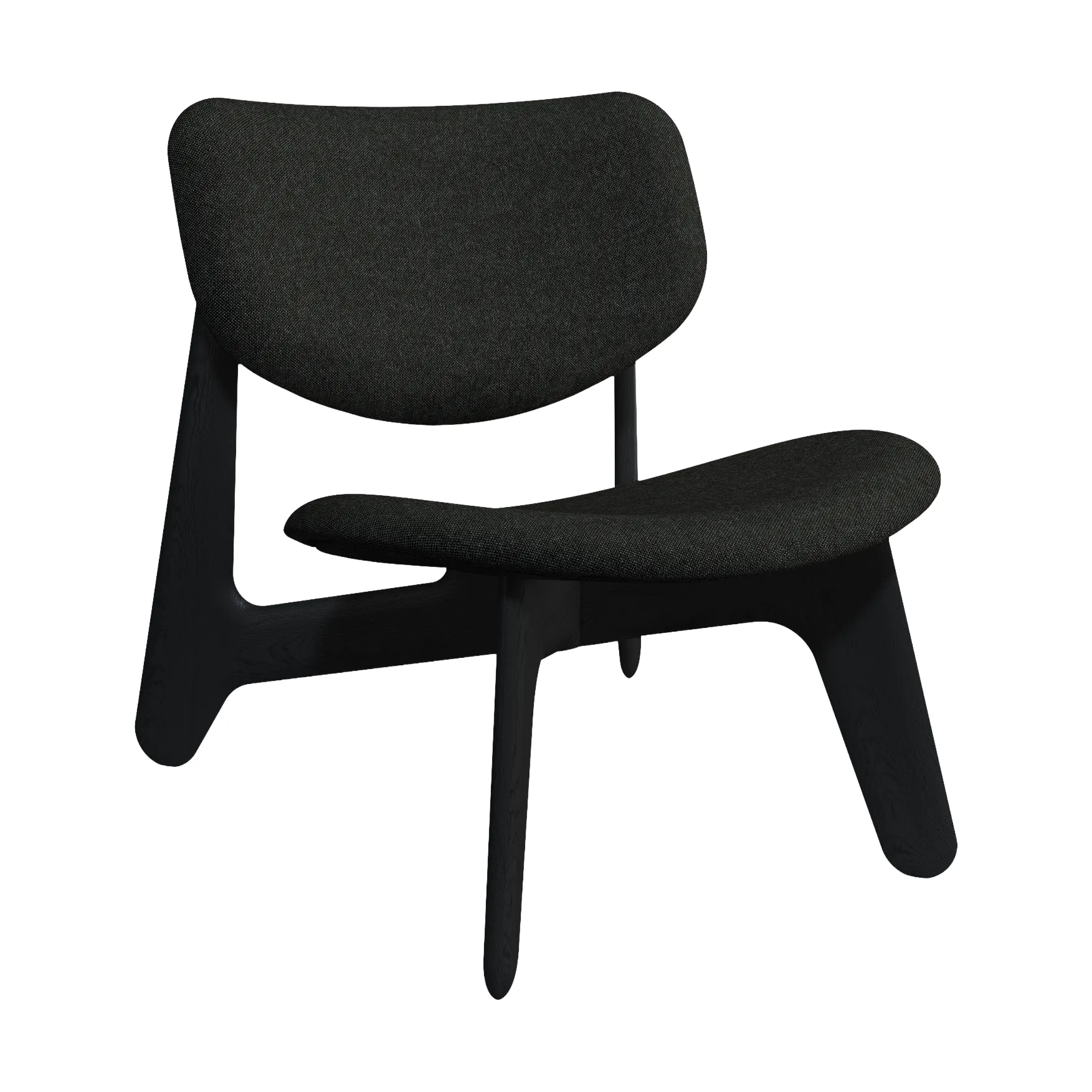 Slab πολυθρόνα με επενδυμένο κάθισμα, Natural brushed oak-Hallingdal 0180 CMHR Tom Dixon