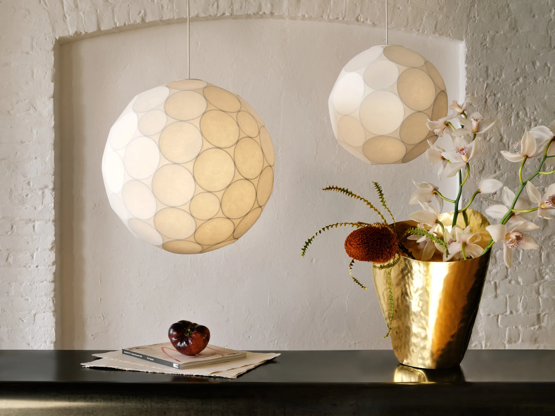 Soft κρεμαστό φωτιστικό Ø60 cm, White Tom Dixon