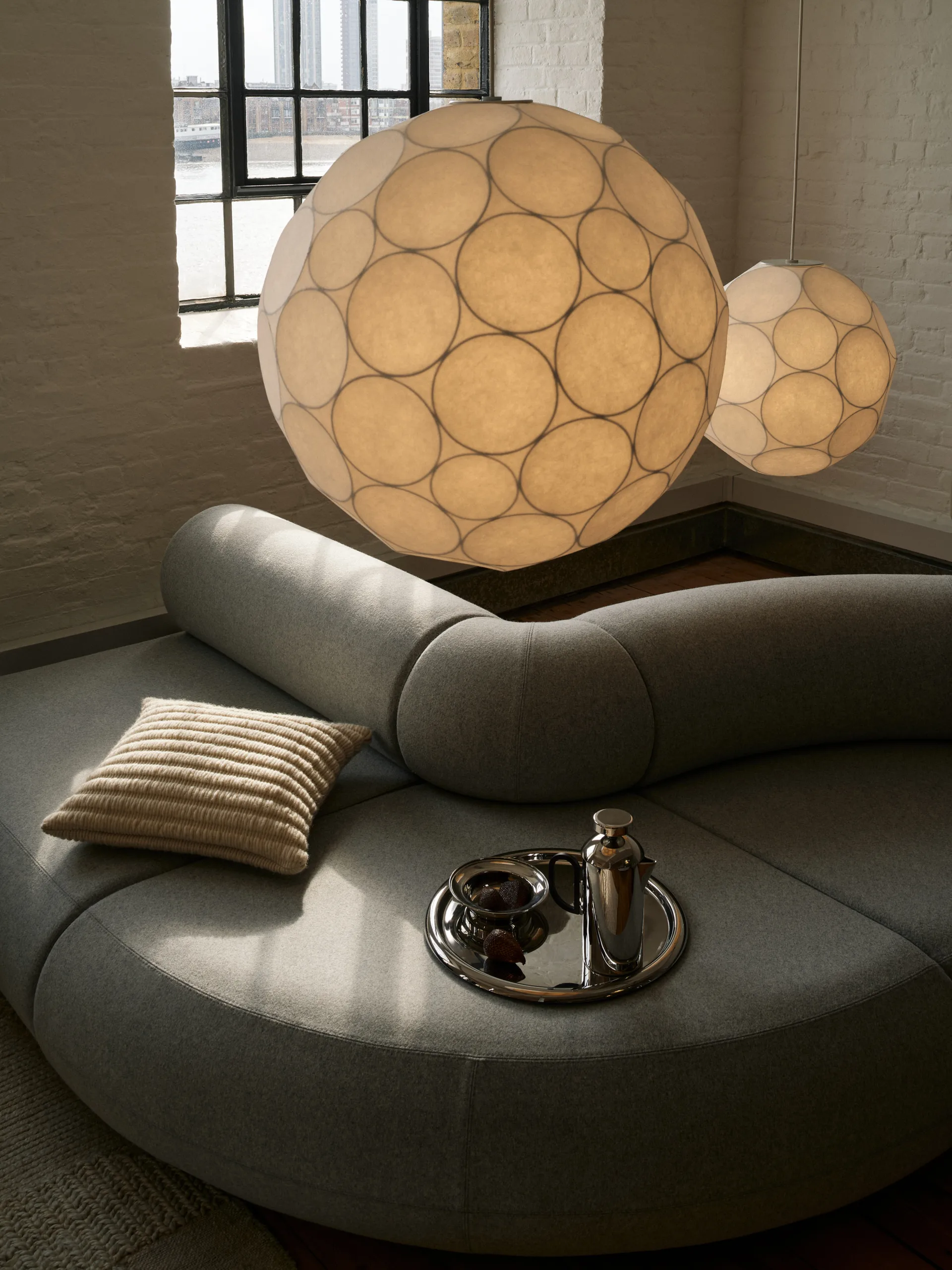 Soft κρεμαστό φωτιστικό Ø60 cm, White Tom Dixon