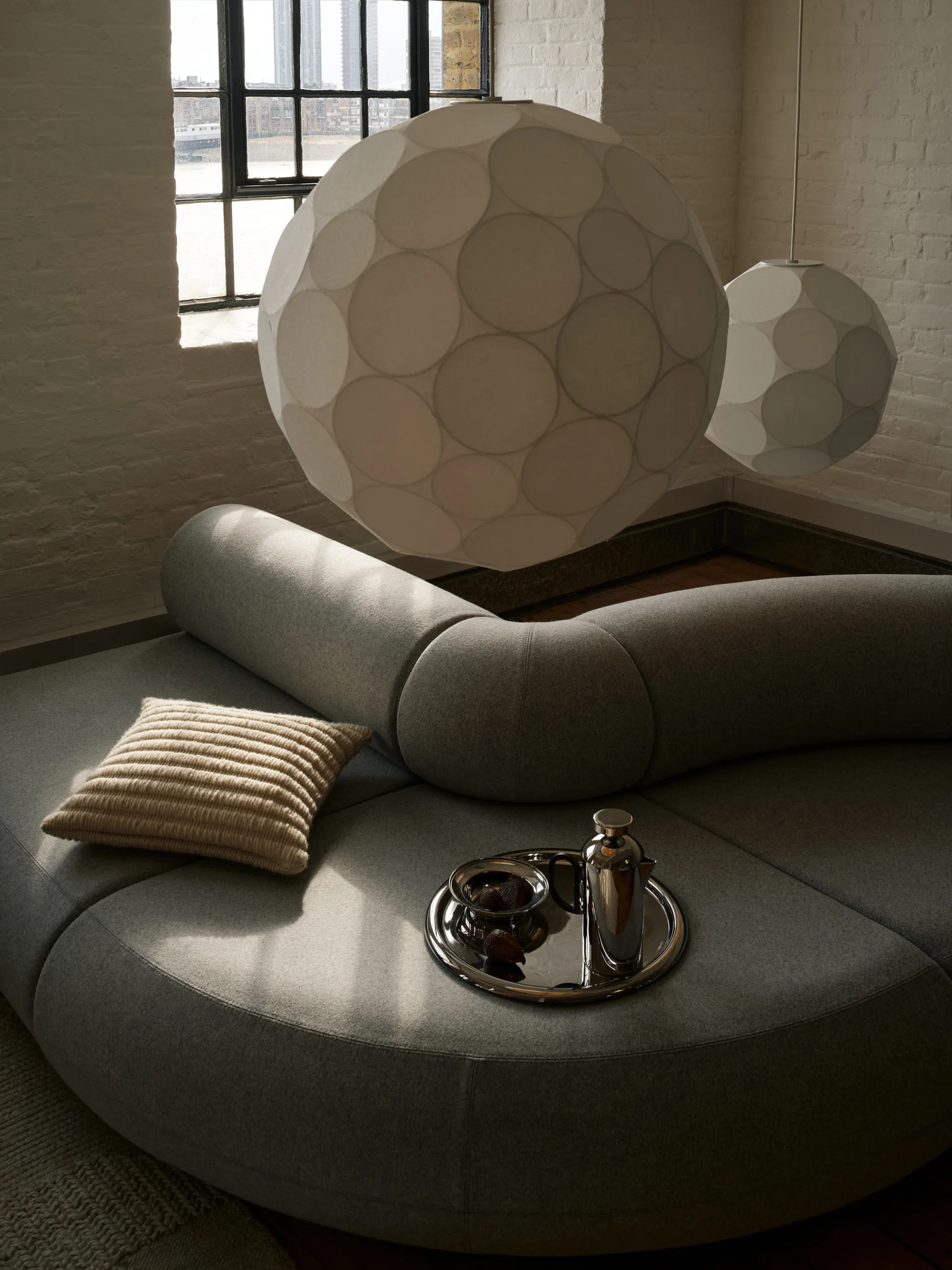 Soft κρεμαστό φωτιστικό Ø60 cm, White Tom Dixon