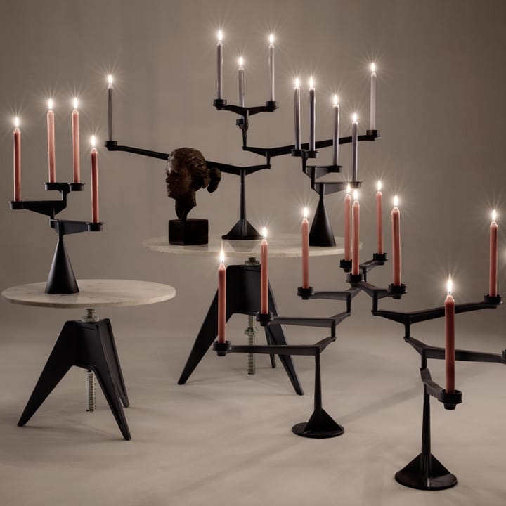 Spin μίνι βάση κεριού, Μαύρο Tom Dixon