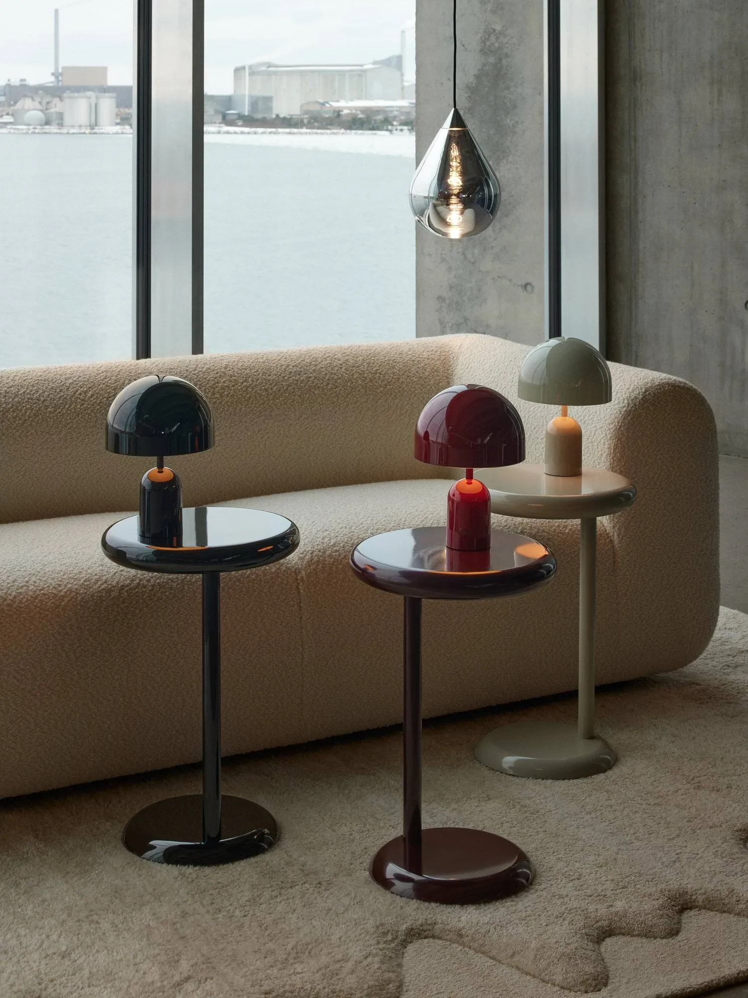 Spot βοηθητικό τραπεζάκι, Black, Ø35x55 εκ. Tom Dixon