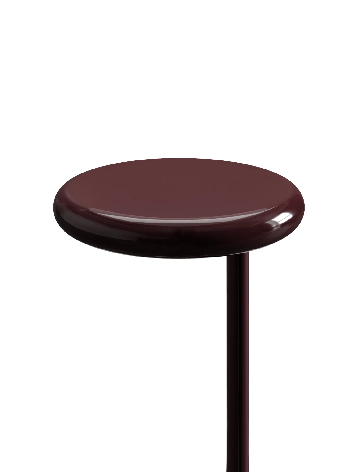 Spot βοηθητικό τραπεζάκι, Burgundy, Ø55x33 εκ. Tom Dixon