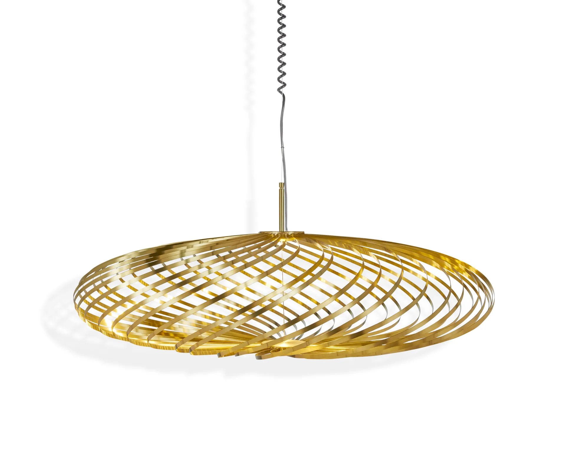Spring κρεμαστό φωτιστικό LED brass, Medium Tom Dixon