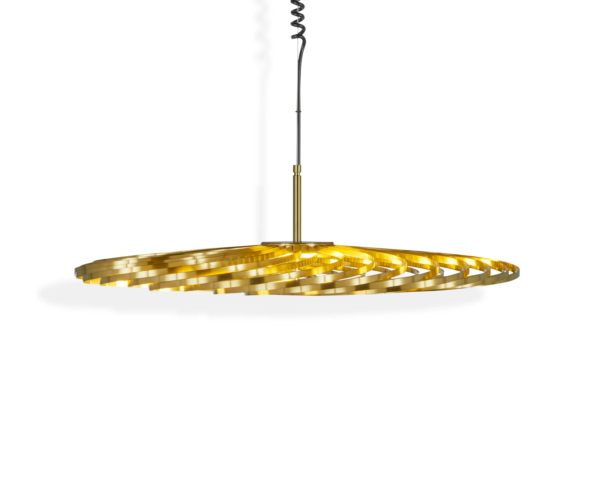 Spring κρεμαστό φωτιστικό LED brass, Small Tom Dixon
