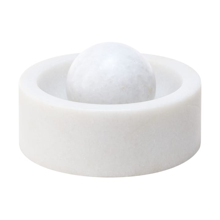 Μύλος μπαχαρικών Stone Ø12 cm - White marble - Tom Dixon