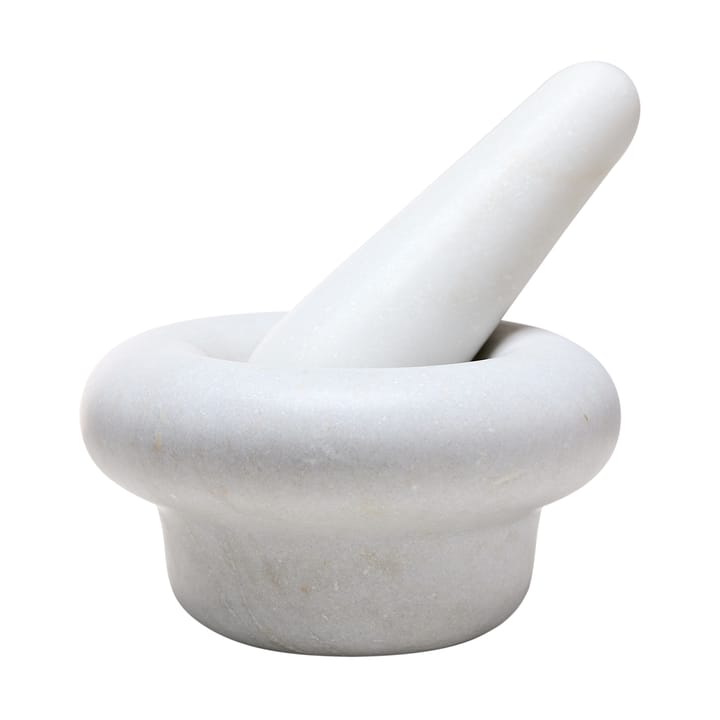 Stone γουδί Ø20 cm - White marble - Tom Dixon