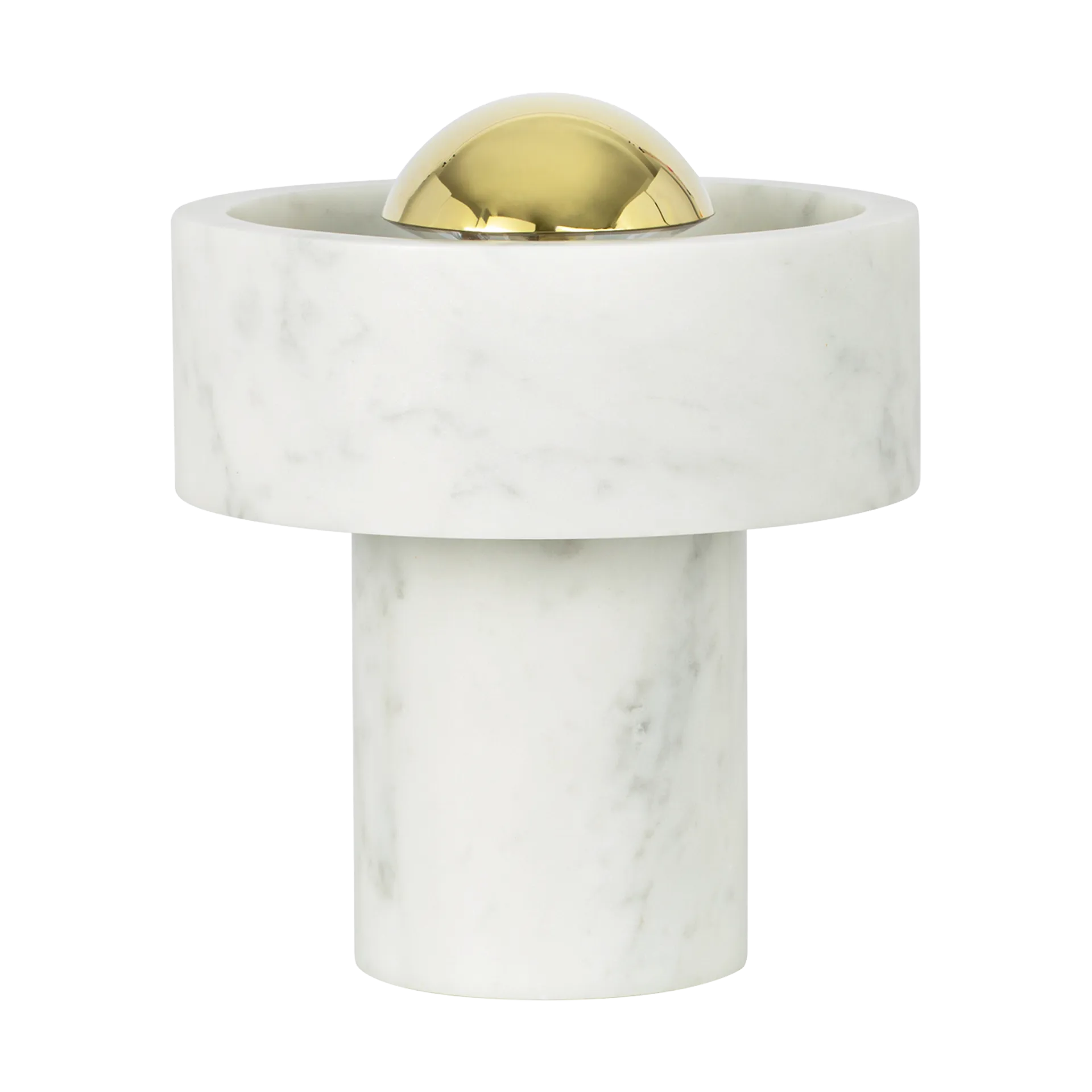 Stone φορητό επιτραπέζιο φωτιστικό LED 28 cm, Marble-gold Tom Dixon