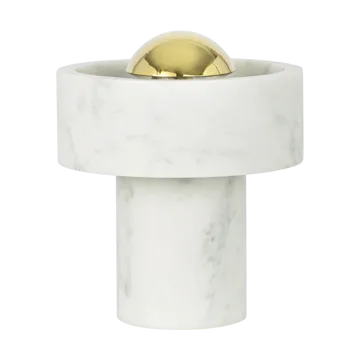 Stone φορητό επιτραπέζιο φωτιστικό LED 28 cm - Marble-gold - Tom Dixon
