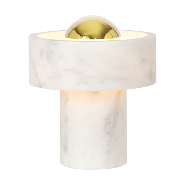 Stone φορητό επιτραπέζιο φωτιστικό LED 28 cm - Marble-gold - Tom Dixon