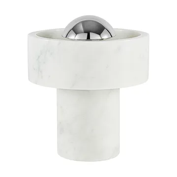 Stone φορητό επιτραπέζιο φωτιστικό LED 28 cm - Marble-silver - Tom Dixon