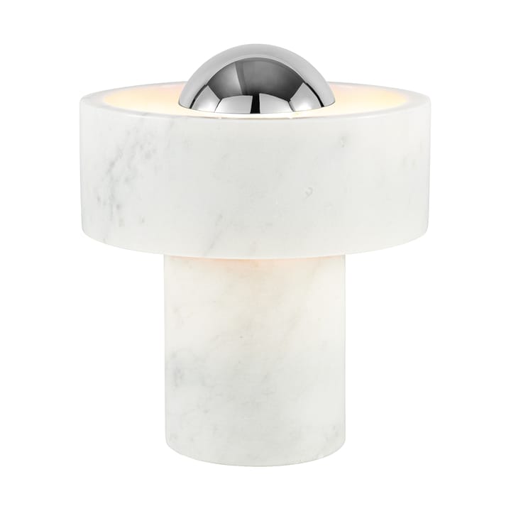 Stone φορητό επιτραπέζιο φωτιστικό LED 28 cm, Marble-silver Tom Dixon
