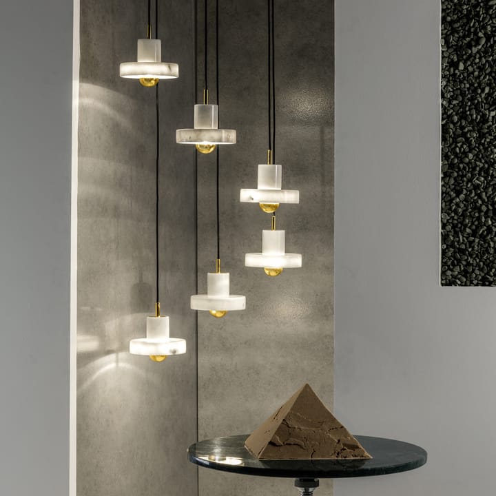 Stone κρεμαστό φωτιστικό, Λευκό μάρμαρο Tom Dixon