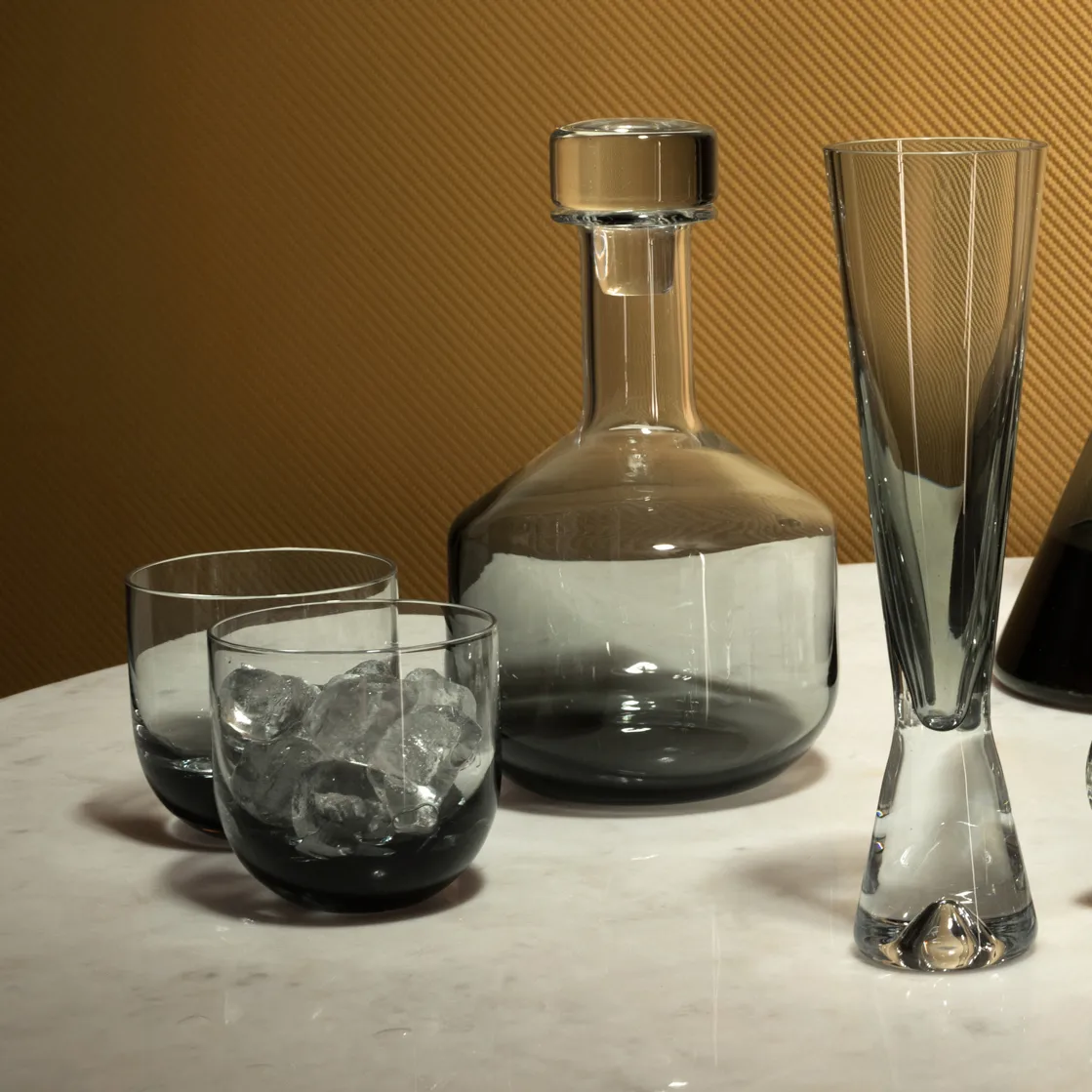 Tank ποτήρι ουίσκι Συσκευασία 2 τεμαχίων, Μαύρο Tom Dixon