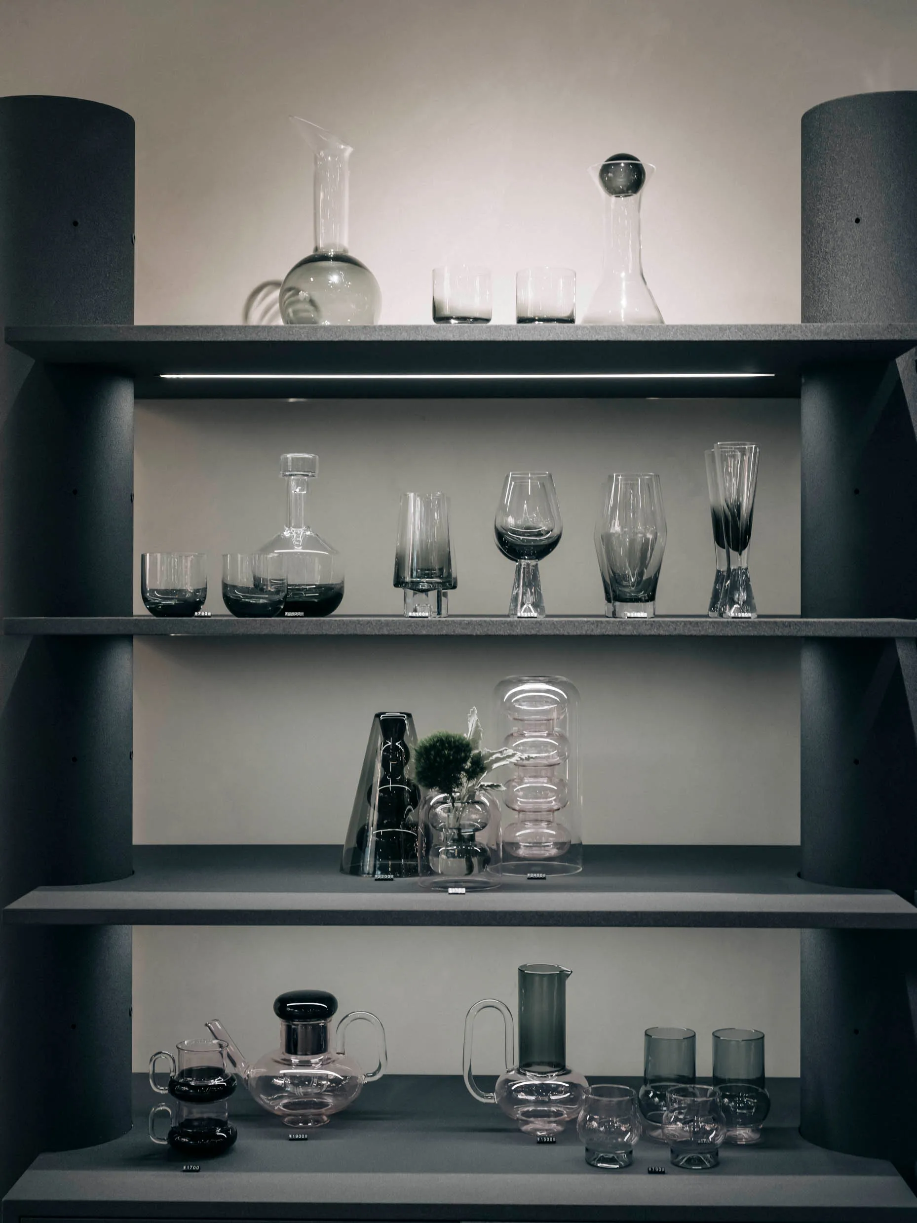 Tank ποτήρι ουίσκι Συσκευασία 2 τεμαχίων, Μαύρο Tom Dixon