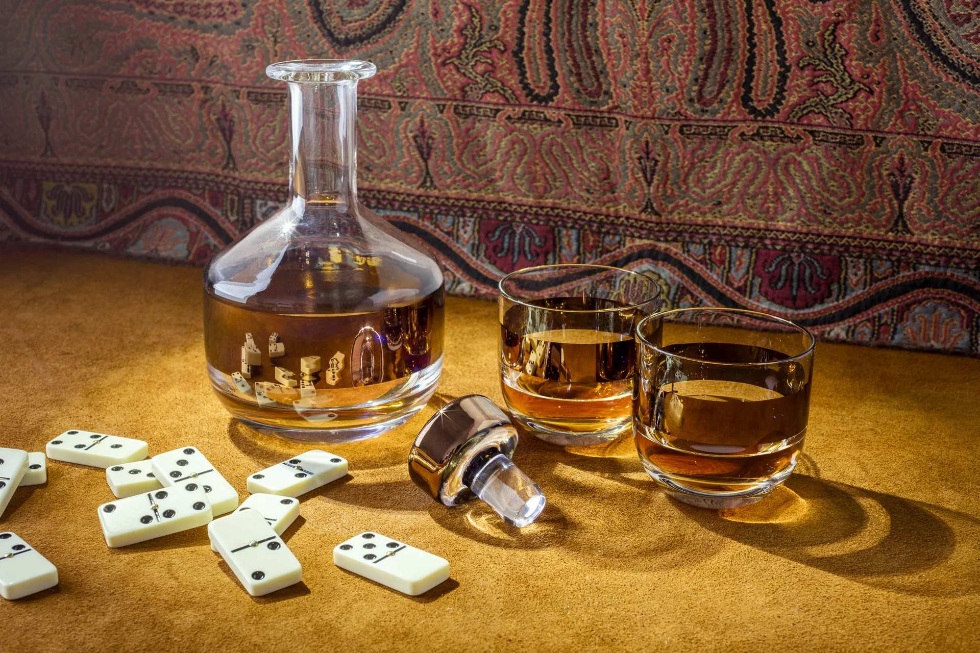 Ποτήρι ουίσκι Tank 30 cl σετ των 2, Clear-copper Tom Dixon