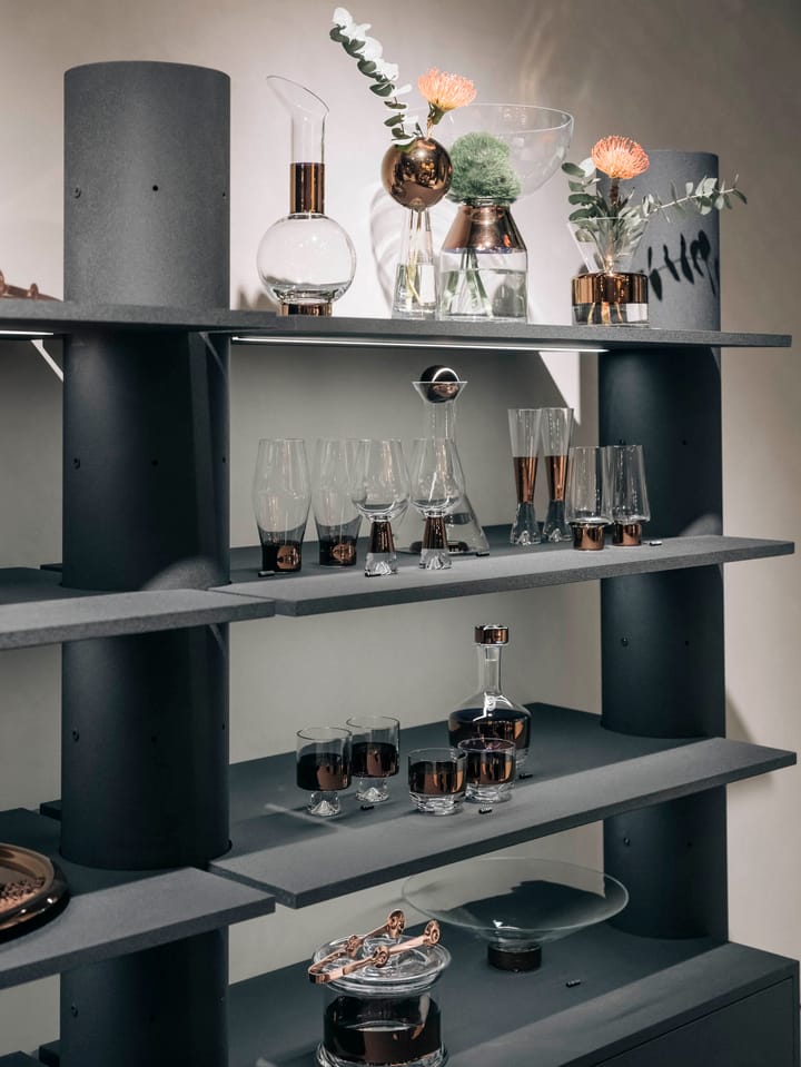 Tank High Ball ποτήρι νερού 38 cl 2-pack, Clear-copper Tom Dixon