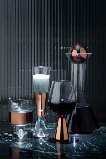 Tank Low Ball ποτήρι νερού 24 cl 2-pack - Clear-copper - Tom Dixon