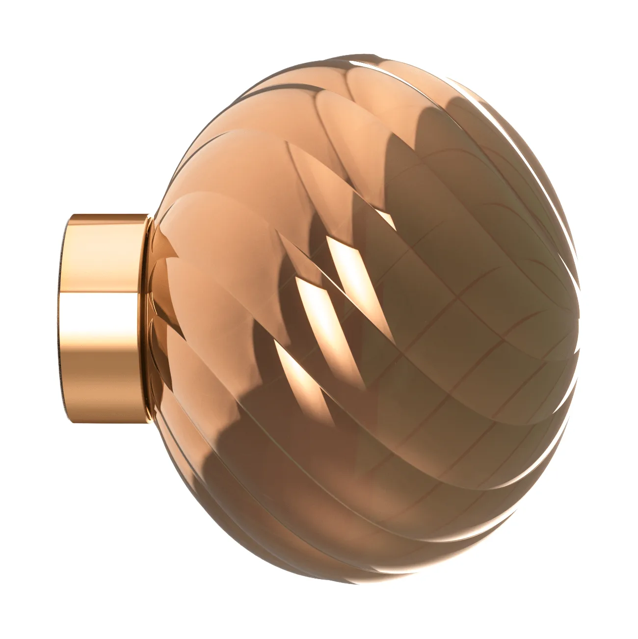 Whirl απλίκα τοίχου Ø30 cm, Χαλκός Tom Dixon