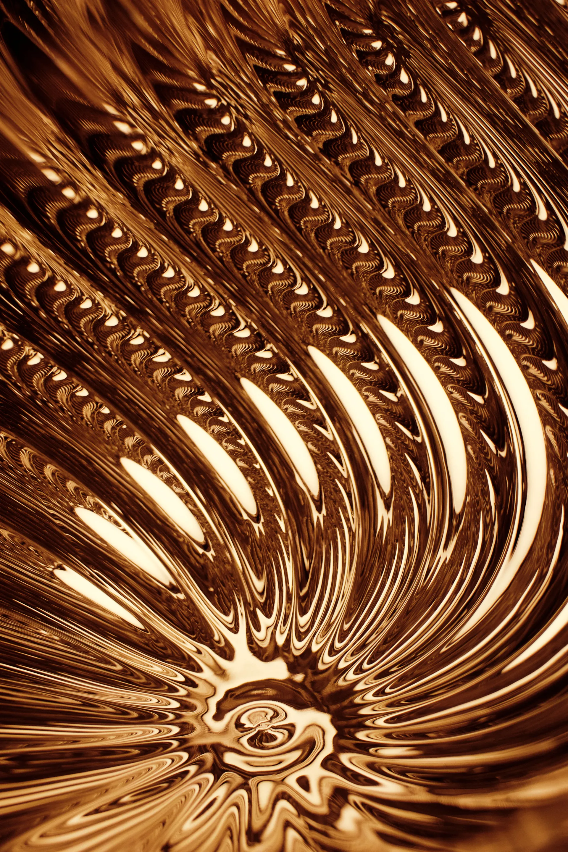 Whirl φωτιστικό οροφής Ø45 cm, Gold Tom Dixon