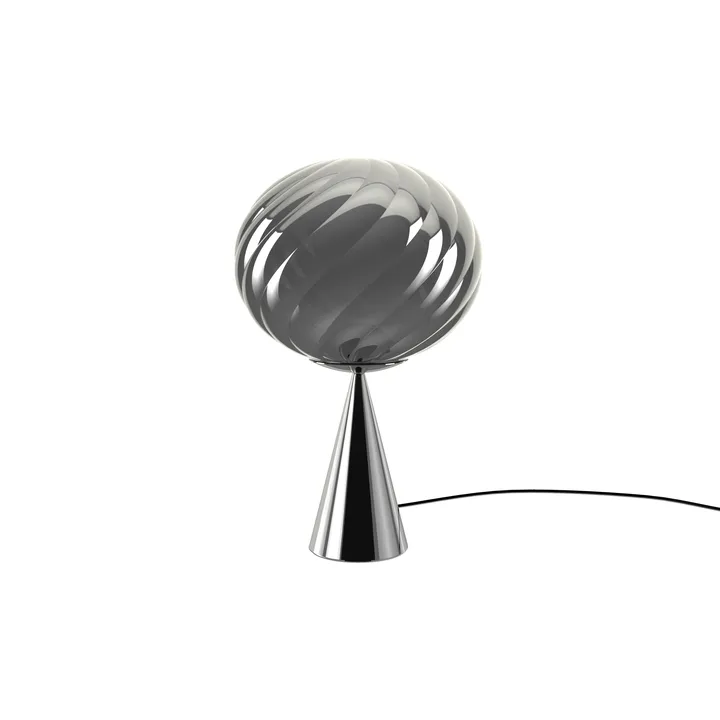 Whirl cone fat επιτραπέζιο φωτιστικό - Silver - Tom Dixon