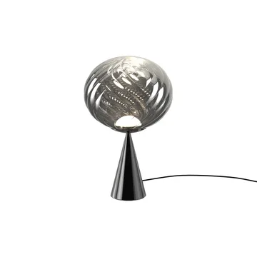 Whirl cone fat επιτραπέζιο φωτιστικό - Silver - Tom Dixon