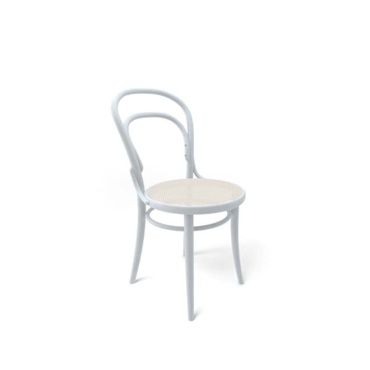 Καρέκλα Ton no.14 - Λευκό βαμμένο B20-Νέο κάθισμα από ρατάν - TON