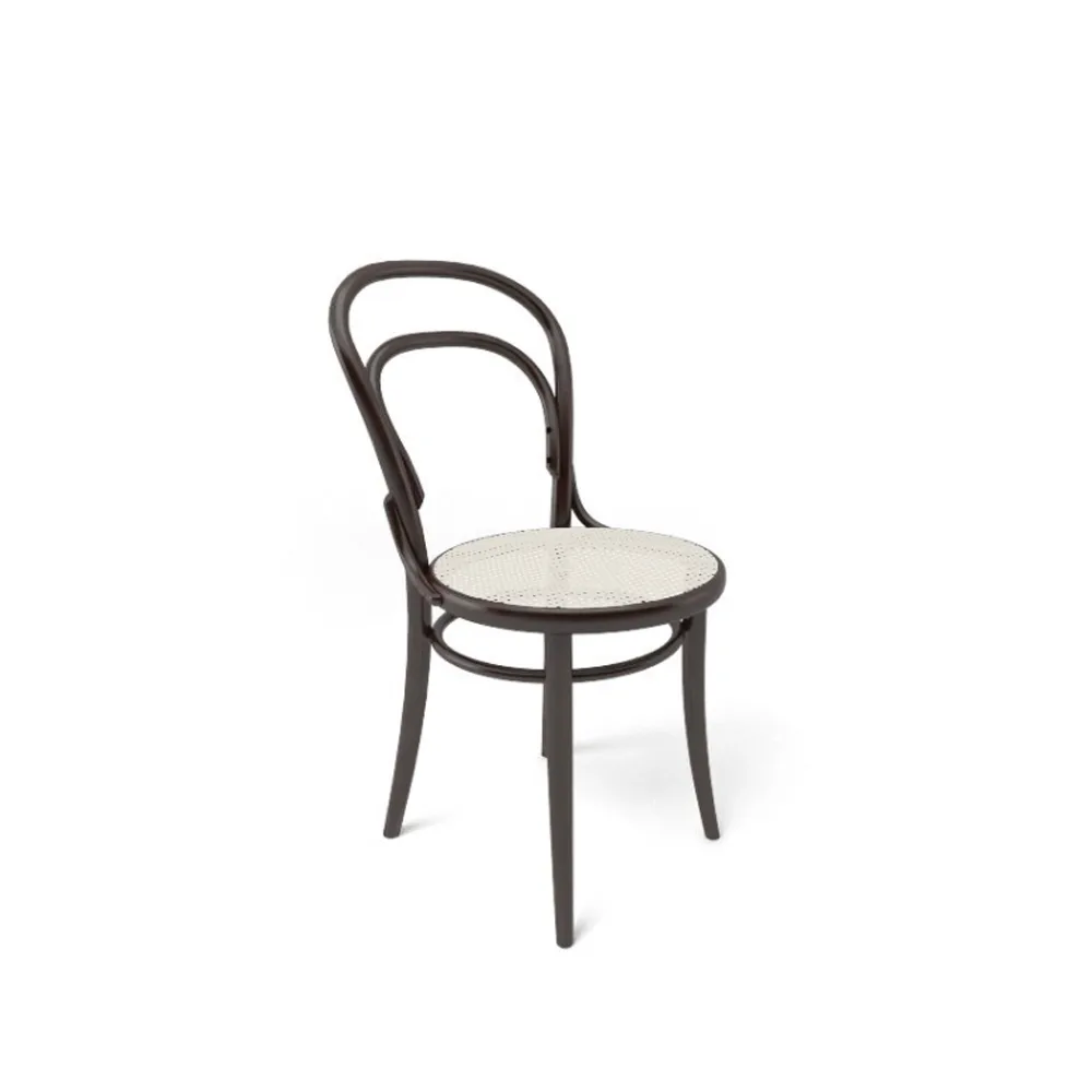 Καρέκλα Ton no.14, Coffee B4-New rattan seat TON