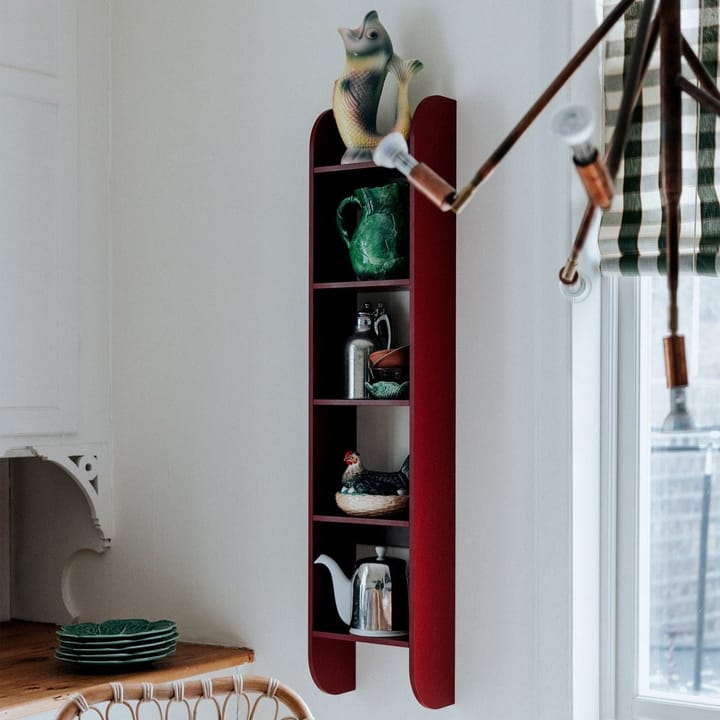 Flaneaur ράφι τοίχου 27x128 cm, Burgundy TÔNN furniture