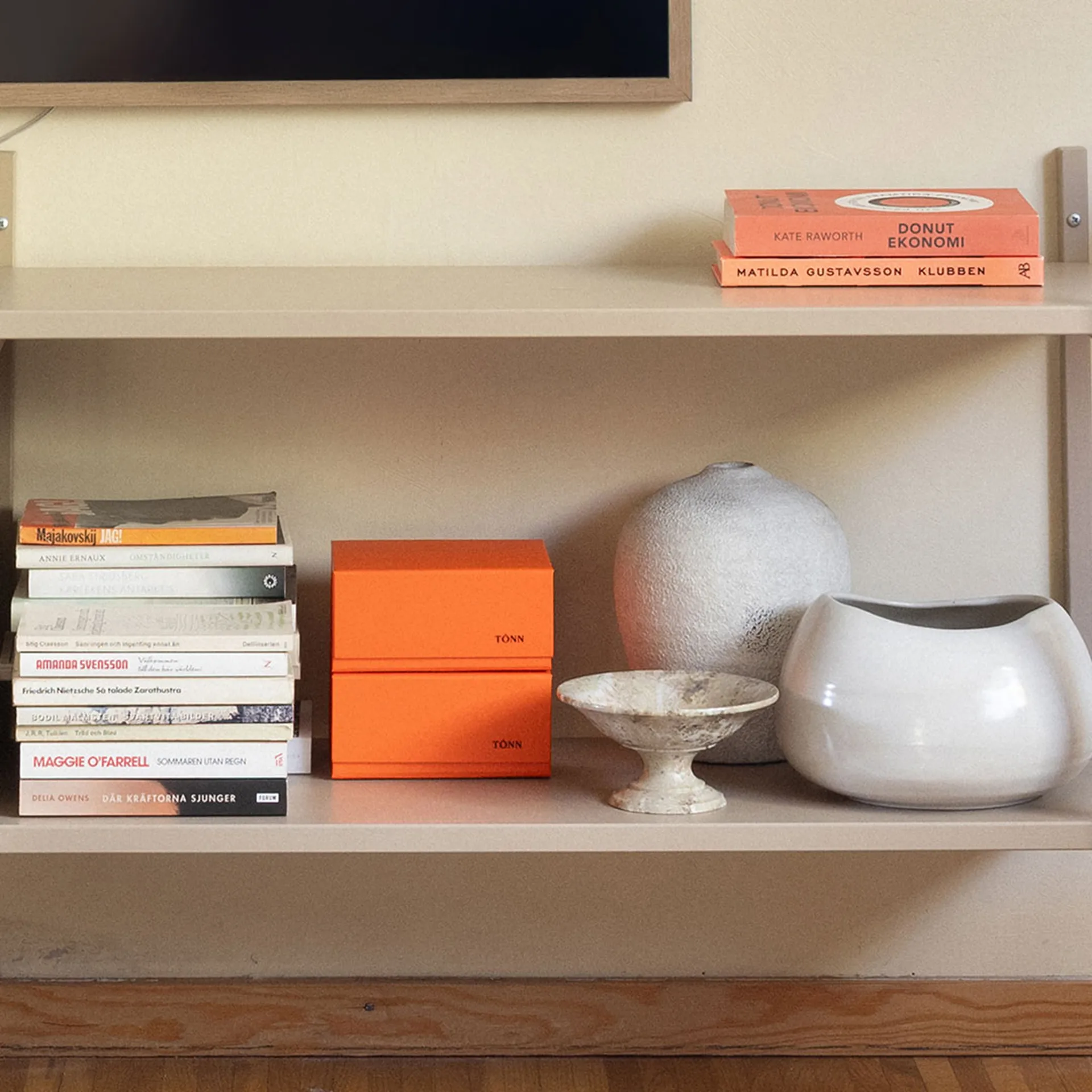 Pac box κουτί αποθήκευσης, Danish red, μικρό 11x10,5x16 cm, 2-pack TÔNN furniture