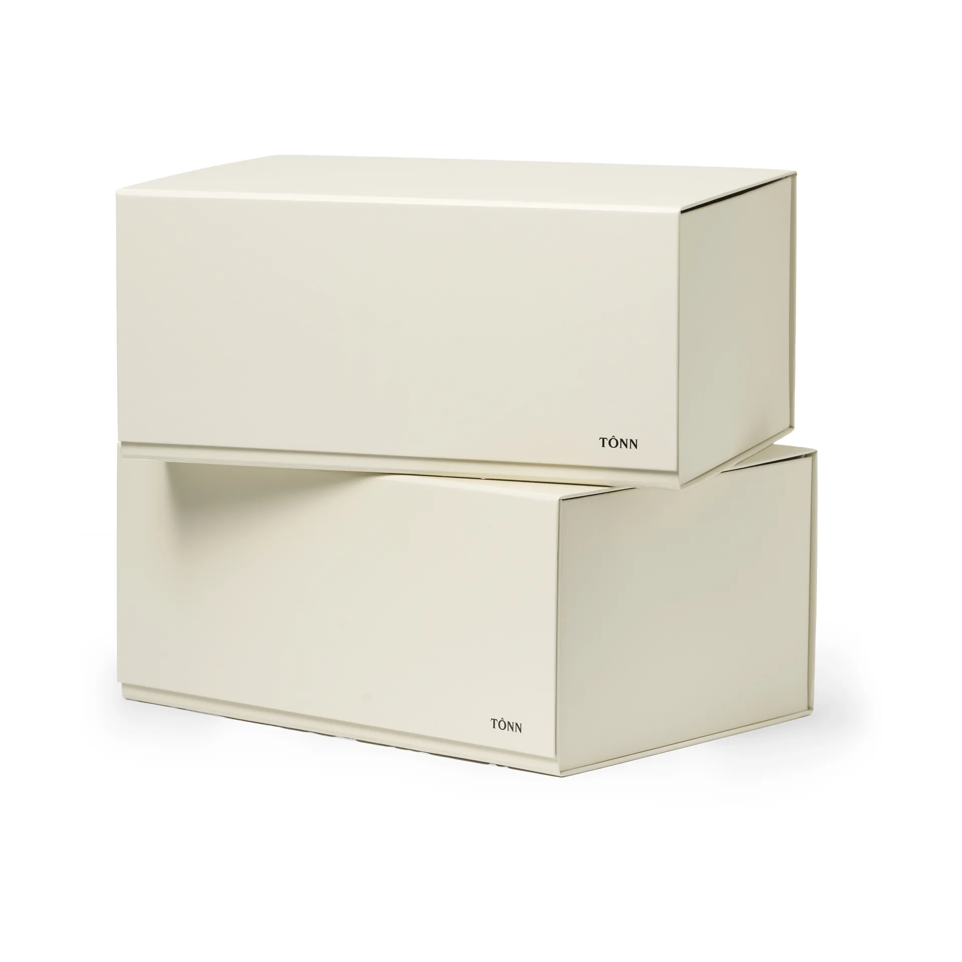 Pac box κουτί αποθήκευσης, Off-white, medium 30x13,5x22 cm, 2-pack TÔNN furniture