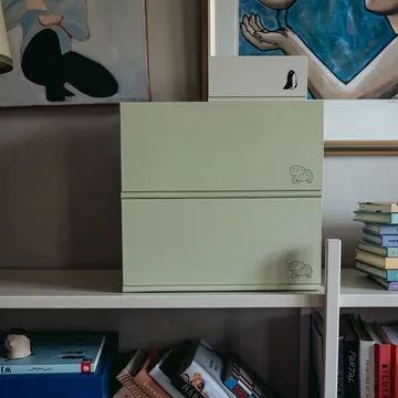 Pac box κουτί αποθήκευσης - TÔNN x MAJASBOK Elderflower green, συσκευασία 2 τεμαχίων - TÔNN furniture