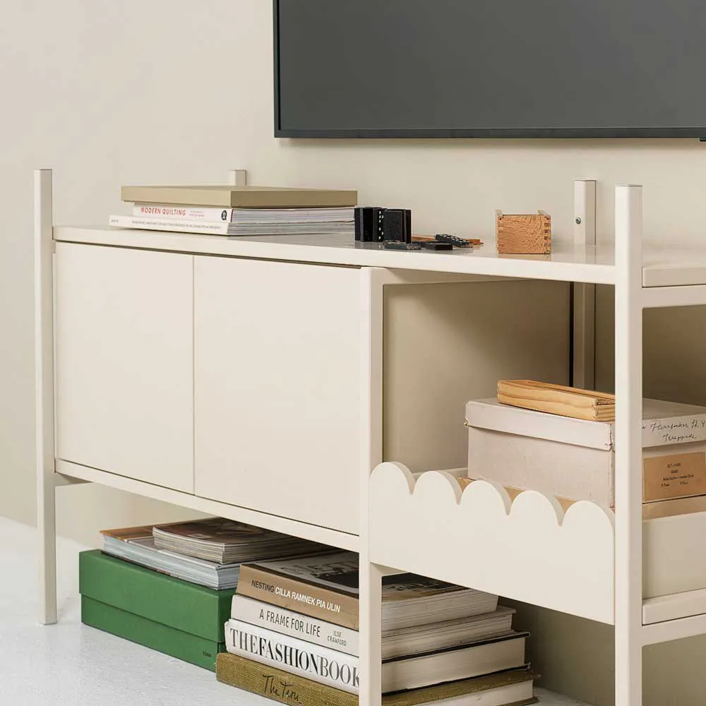 Portal έπιπλο τηλεόρασης 123 cm - Off-white,  TÔNN furniture