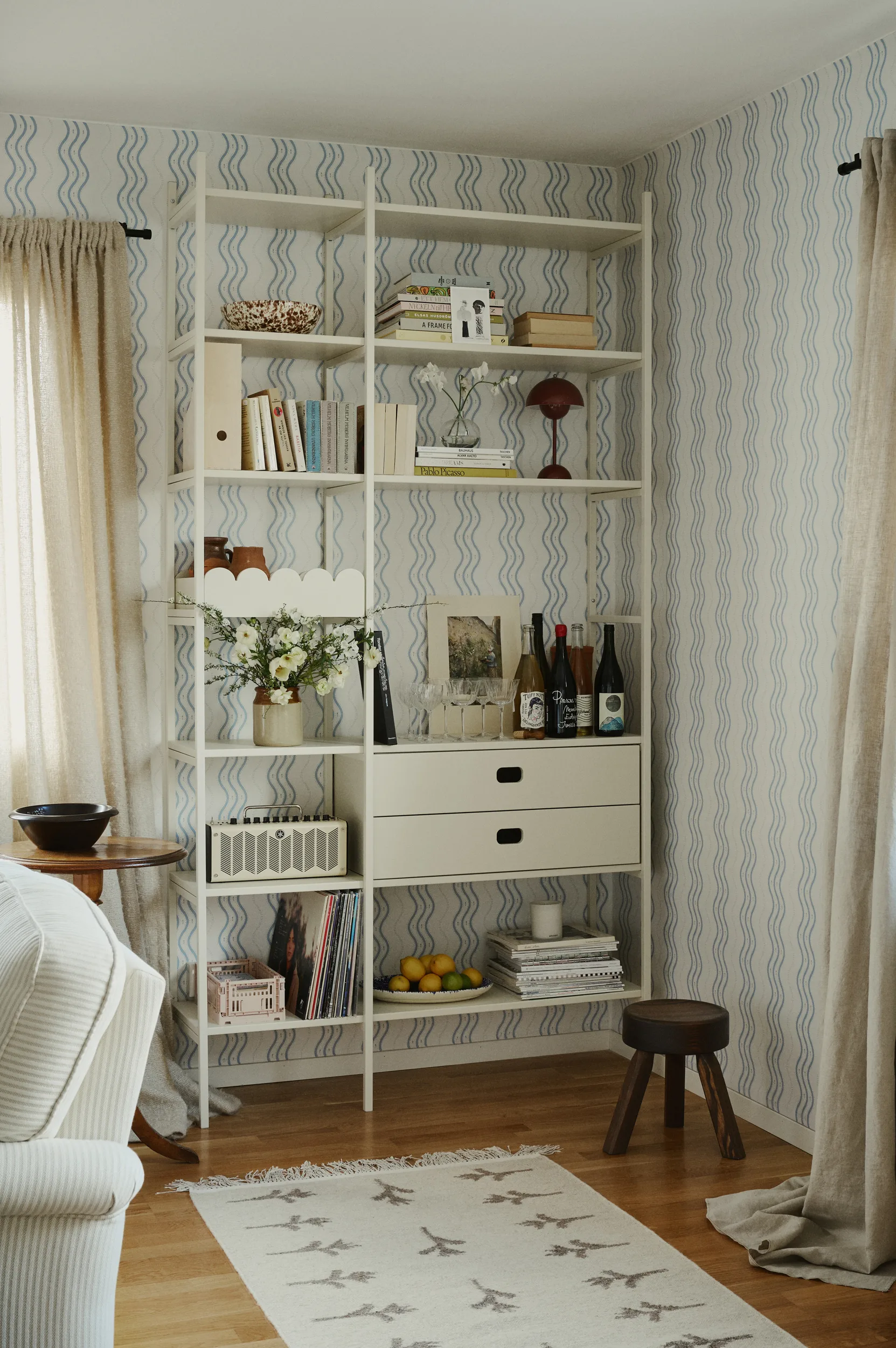 Portal βιβλιοθήκη 123 cm - Off-white,  TÔNN furniture