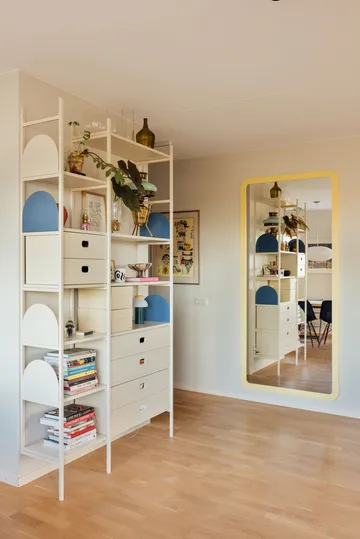 Portal βιβλιοθήκη 123 cm - Off-white - TÔNN furniture
