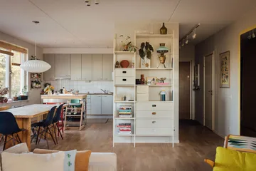 Portal βιβλιοθήκη 123 cm - Off-white - TÔNN furniture