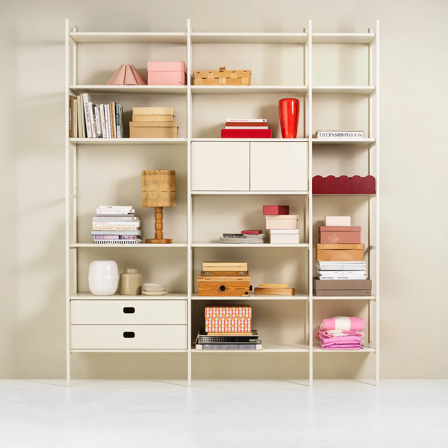 Portal βιβλιοθήκη 158 cm - Off-white,  TÔNN furniture