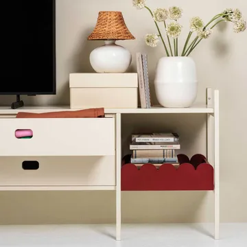 Portal έπιπλο τηλεόρασης 201 cm - Off-white - TÔNN furniture