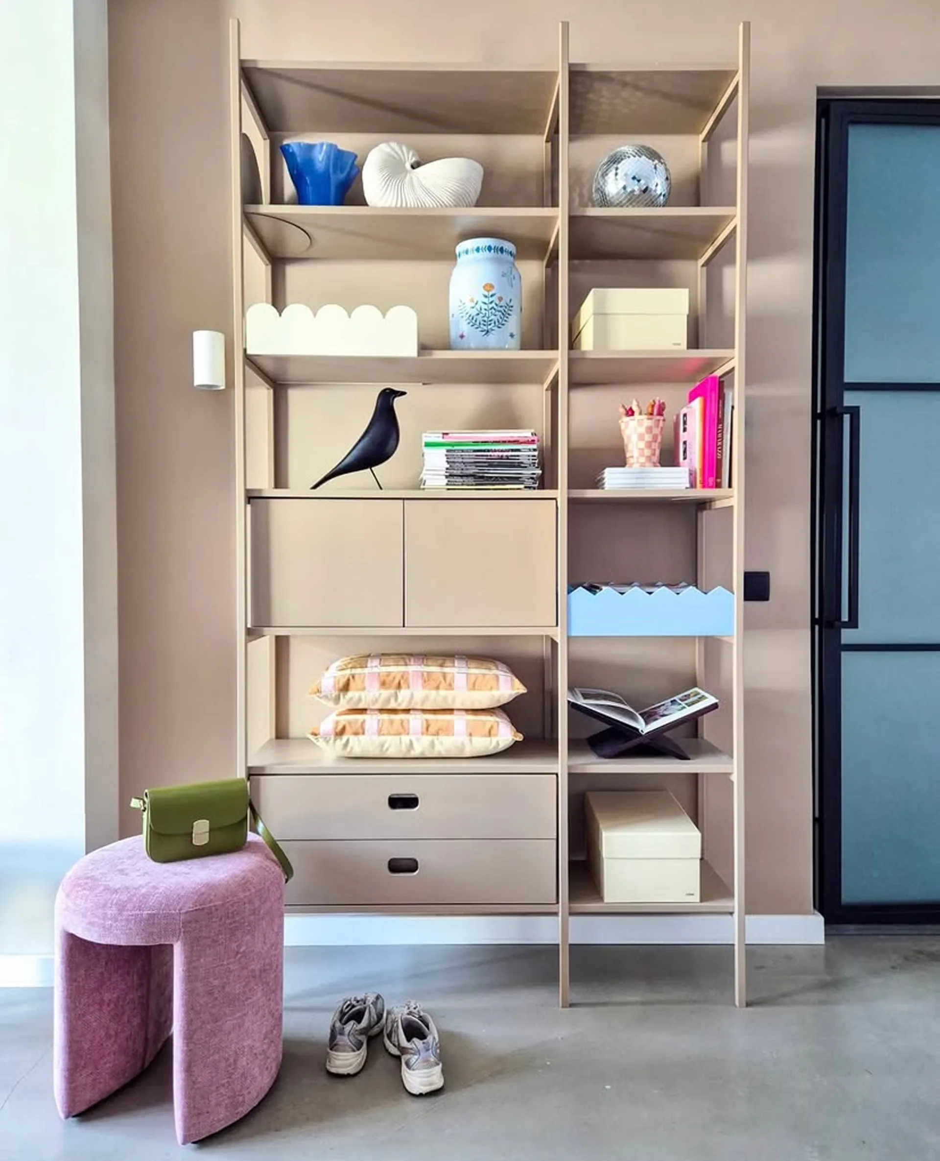Portal ράφι βιβλιοθήκης, Camel, 123 εκ.,  TÔNN furniture