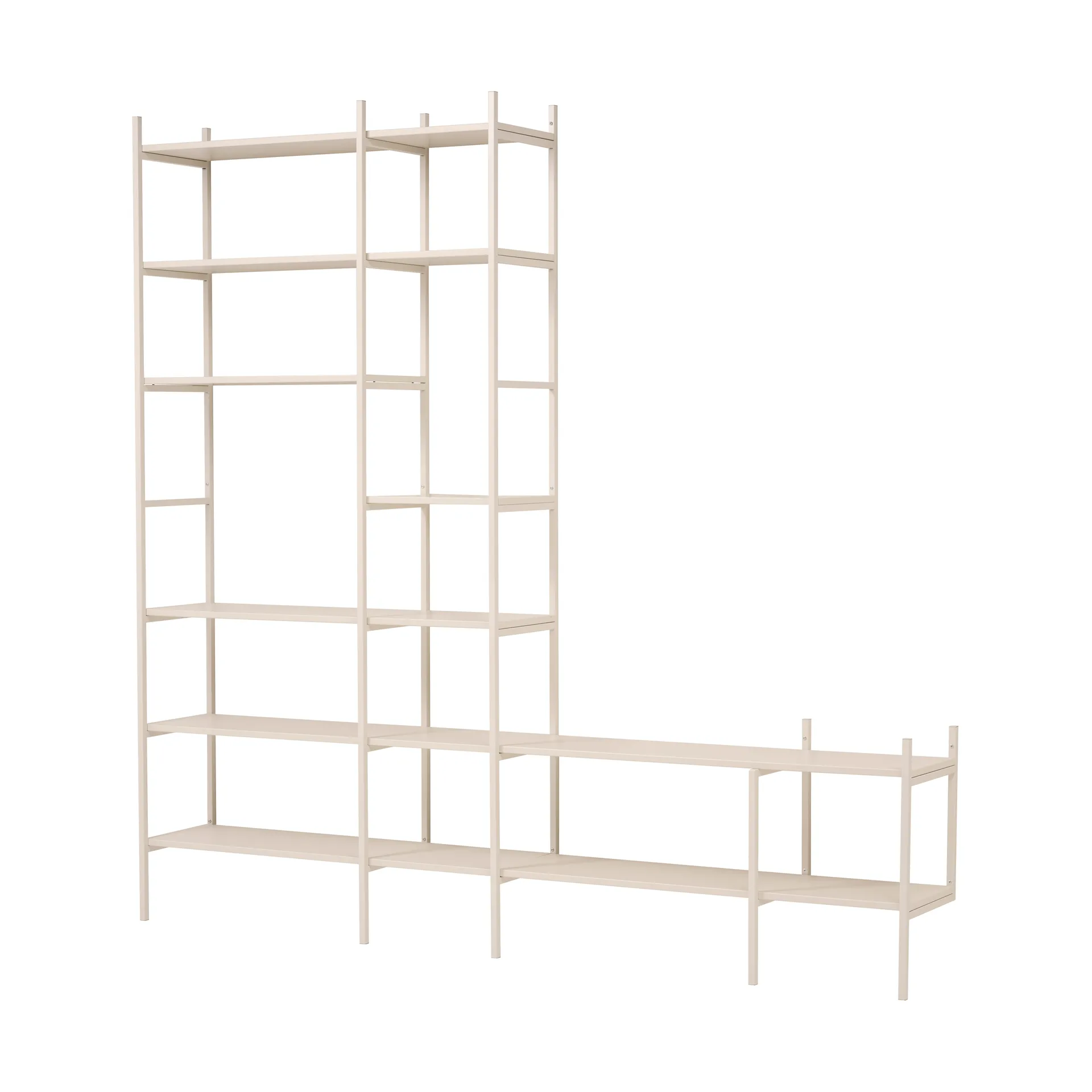 Portal ράφι τηλεόρασης, Off white, 244 εκ.,  TÔNN furniture