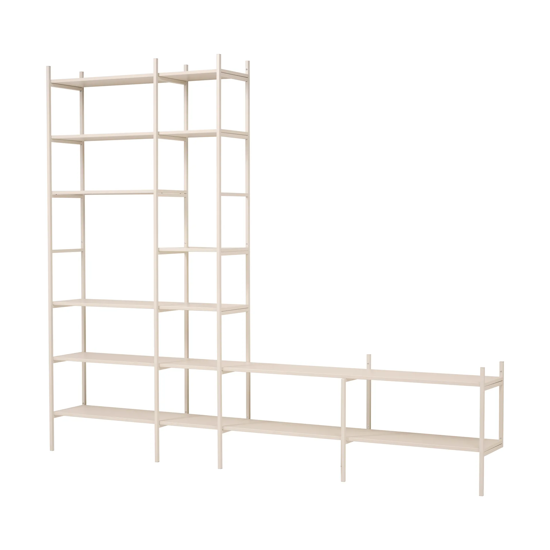 Portal ράφι τηλεόρασης, Off white, 279 εκ.,  TÔNN furniture