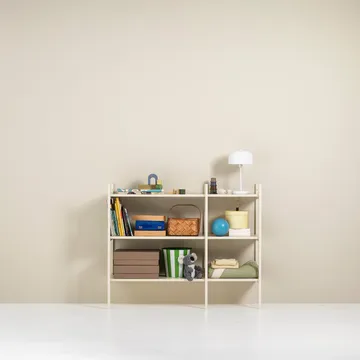 Portal ράφι βιβλιοθήκης small, Off white, 123 εκ. - TÔNN furniture